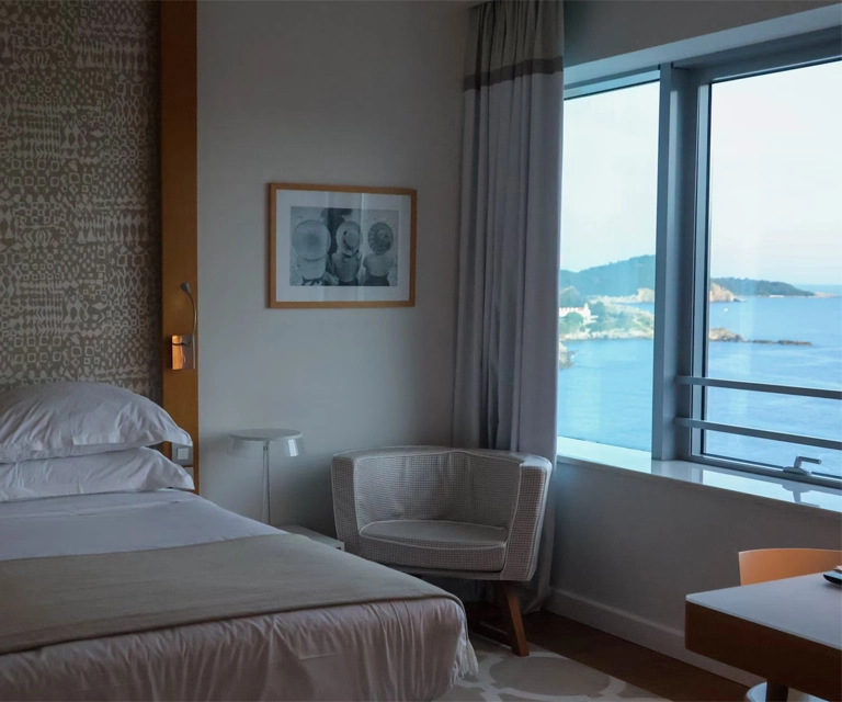 Chambre deluxe vue port